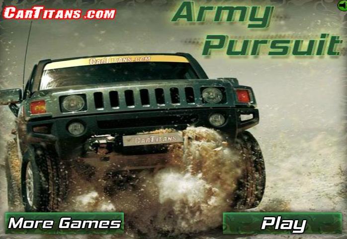 play army pursuit flash game